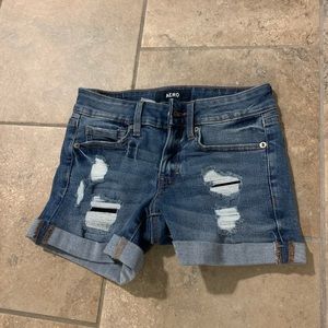 2 pairs of Aeropostale women’s jean shorts